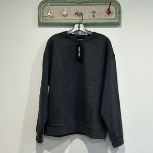 Homme + Femme Charcoal Grey Crewneck pullover sweatshirt men’s large streetwear